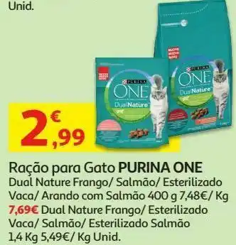 Auchan Ração gato adult purina one promoção