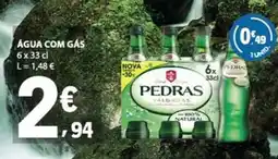 E.Leclerc Água com gás pedras salgadas promoção