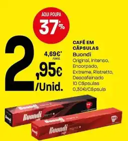 Intermarché Café em capsulas buondi promoção