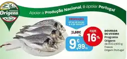 Intermarché Dourada de viveiro programa origens promoção