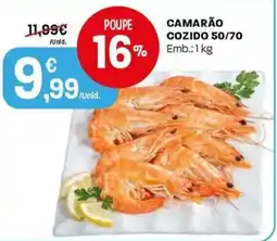 Intermarché Camarão cozido 50/70 promoção