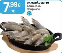 Intermarché Camarão 20/30 aquicultura congelado promoção