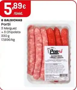 Intermarché 6 salsichas porsi promoção