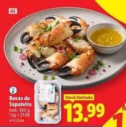 Lidl Bocas de sapateira promoção
