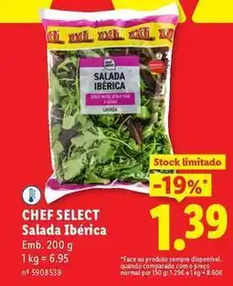 Lidl Chef select - salada iberica promoção