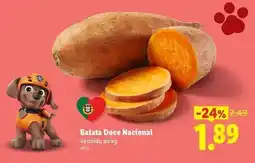 Lidl Nacional - batata doce promoção