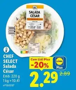 Lidl Chef select - salada cesar promoção