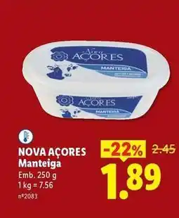 Lidl Nova açores - manteiga promoção