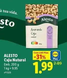Alesto - caju natural