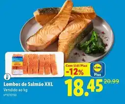 Lidl Xxl - lombos de salmão xxl promoção