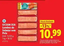 Lidl Ocean sea - lombos de salmão sem pele promoção