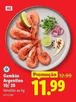 Lidl Gambão argentino 10/20 promoção