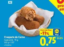 Lidl Lidl - croquete de carne promoção