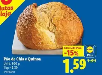 Lidl com - pão de chia e quinoa promoção