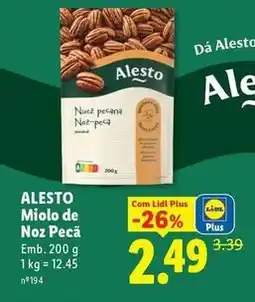 Lidl Alesto - miolo de noz peca promoção