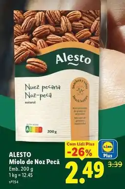 Lidl Alesto - miolo de noz peca promoção