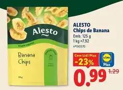 Lidl Alesto - chips de banana promoção