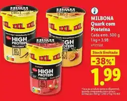 Lidl Milbona - quark com proteína promoção