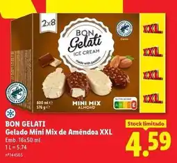 Lidl Xxl - gelado mini mix de amêndoa xxl promoção