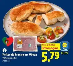 Lidl com - peitos de frango em vacuo promoção