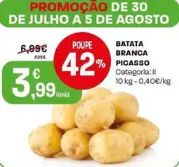 Intermarché Batata branca picasso promoção