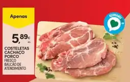 Continente Costeletas cachacho porco promoção