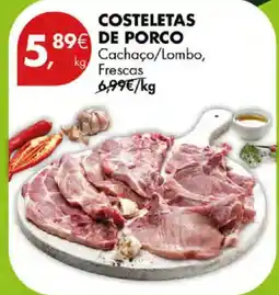 Pingo Doce Costeletas de porco promoção