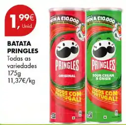 Pingo Doce Batata pringles promoção