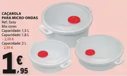 E.Leclerc Caçarola para micro-ondas easy promoção
