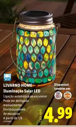 Lidl Livarono home iluminação solar led promoção