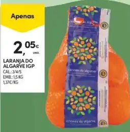 Continente laranja do algarve igp promoção