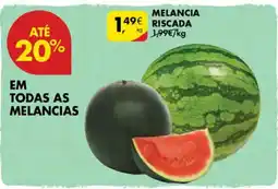 Pingo Doce melancia riscada promoção