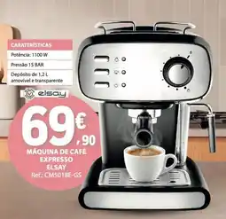 E.Leclerc Máquina de café expresso elsay promoção