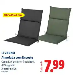 Lidl Almofada com Encosto Livarino promoção