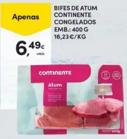 Continente Bifes de atum continente promoção