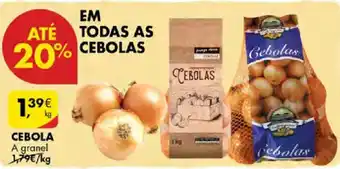 Pingo Doce Cebola promoção