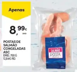 Continente Postas de salmão congeladas asc promoção
