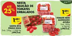 Pingo Doce tomate mini alongado azura promoção