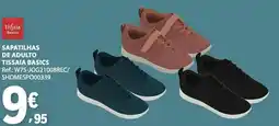 E.Leclerc Sapatinhas de adulto tissaia basics promoção