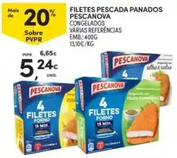 Continente filetes pescada panados pescanova promoção