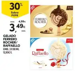 Continente gelado ferrero rocher/raffaello promoção