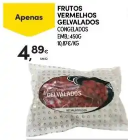Continente Frutos vermelhos gelvalados promoção