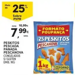 Continente peskitos pescanova pesca panada promoção