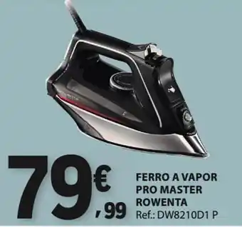 Ferro a vapor pro master rowenta