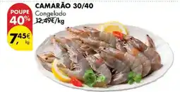 Pingo Doce Camarão 30/40 promoção