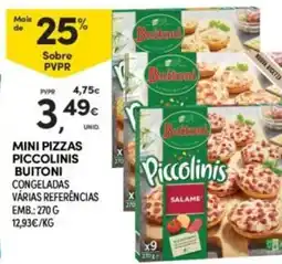 Continente Mini pizzas piccolinis buitoni promoção