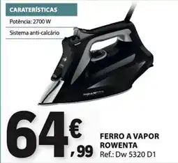 E.Leclerc Ferro a vapor rowenta promoção