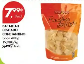 Bacalhau desfiado constantino