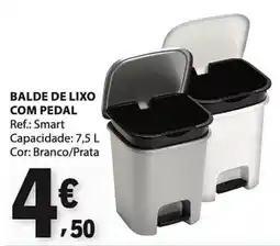 E.Leclerc Balde de lixo com pedal smart promoção
