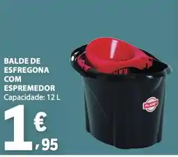 E.Leclerc Balde de esfregona com espremedor planet promoção